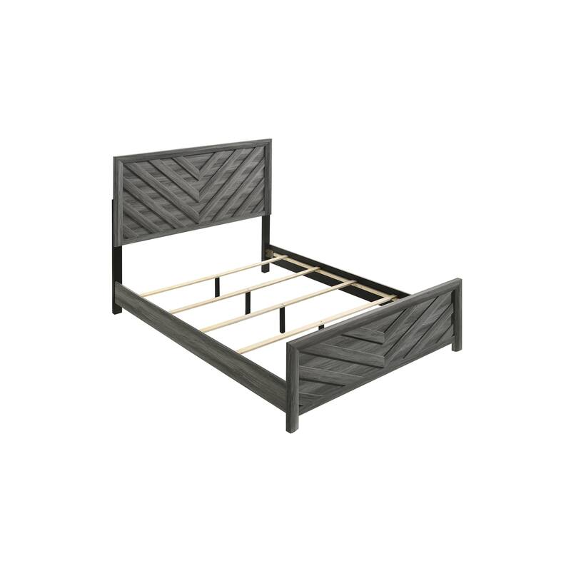 Modern Style Bed Made with Wood(Only Bed)
