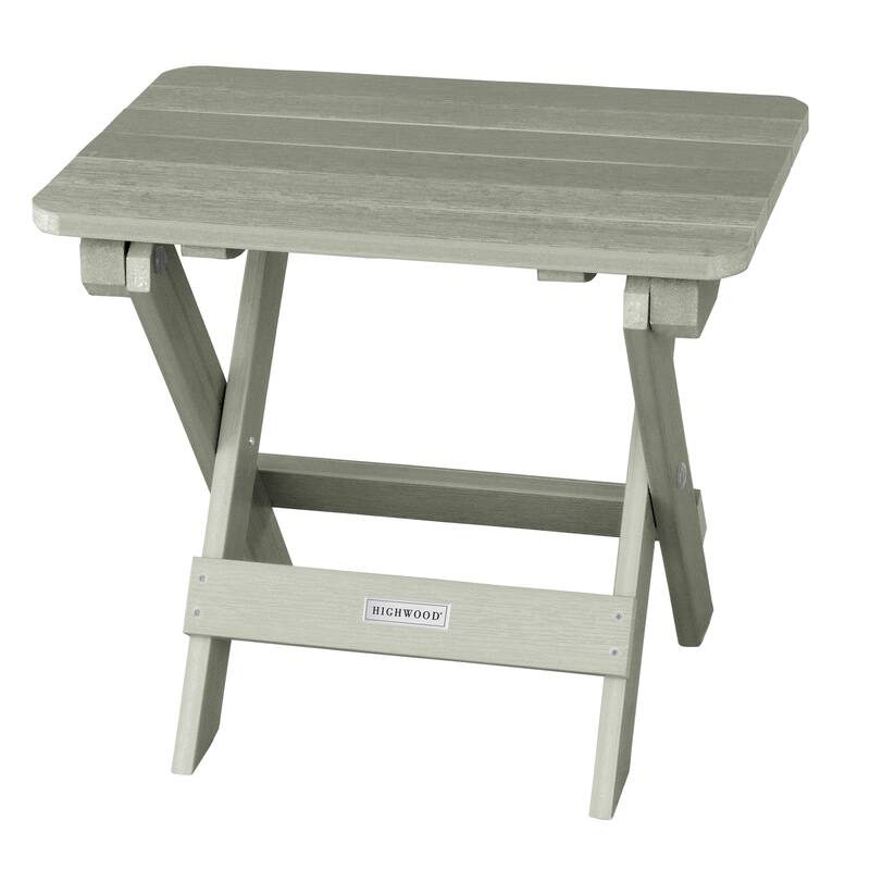 HIGHWOOD Outdoor Folding Adirondack Table - Eucalyptus
