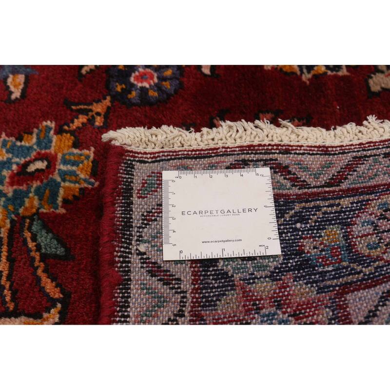 ECARPETGALLERY Hand-knotted Anatolian Vintage Red Wool Rug - 3'11 x 10'7