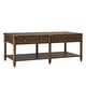 preview thumbnail 18 of 22, HULALA HOME Derk Transitional 47"W Spindle Fluted Rectangular Storage Coffee Table with Solid Wood Drawers