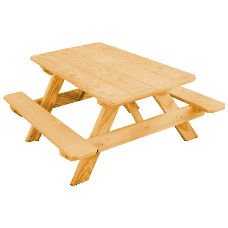 Pressure Treated Pine Kid's Picnic Table - Natural Stain