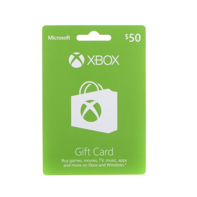 Shop Xbox 33630 Microsoft Live 50 Gift Card Overstock 16759109