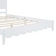 preview thumbnail 9 of 16, Retro Style Queen Size Wooden Platform Bed Frame and Rectangular Headboard