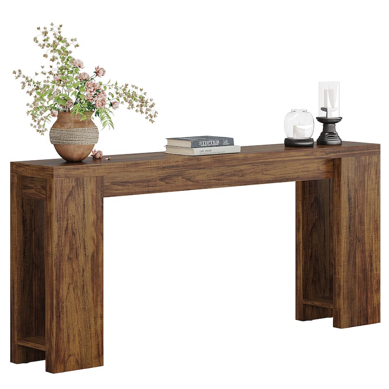 70.9" Long Console Sofa Table for Entryway Living Room - 11.81"D x 70.9"W x 33.5"H