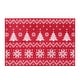 preview thumbnail 20 of 22, Garvee Christmas Area Rug Snowflake and Xmas Tree Pattern Rug