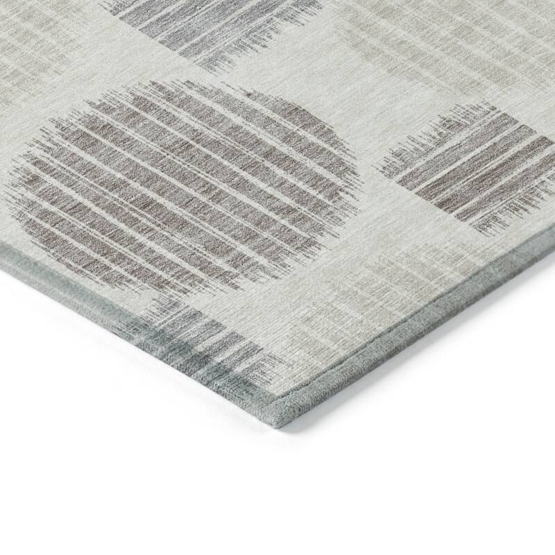 HomeRoots Geometric Transitional Rectangle Outdoor Rug