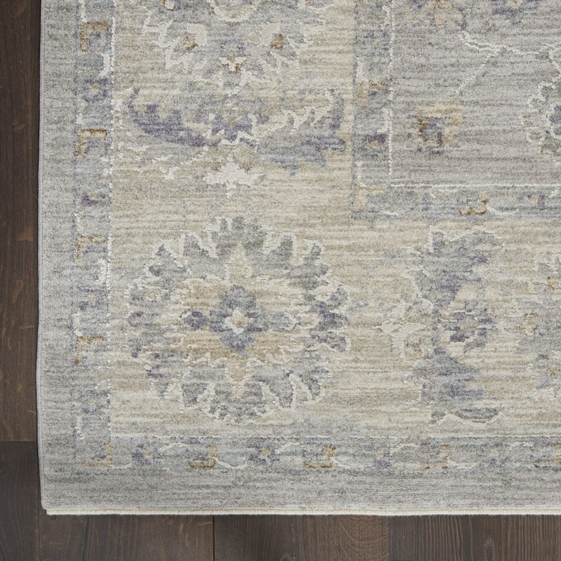 Power Loomed Floral Traditional Area Rug - 92' X '63' X '0.5