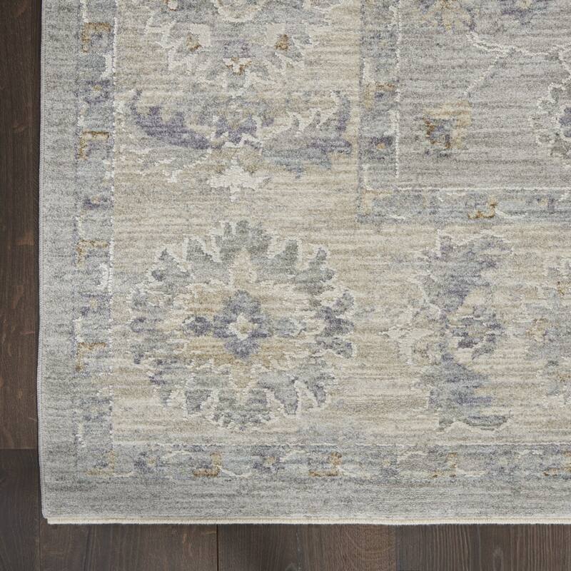 Power Loomed Floral Traditional Area Rug - 122' X '27' X '0.5