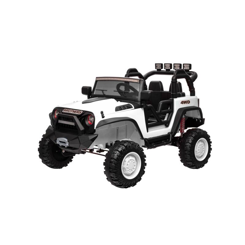 Powerful 24V Electric Car for Kids with Adjustable Speed and Manual Modes