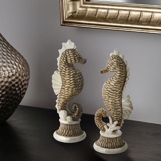 10.5" Resin Seahorse Set of 2