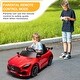 preview thumbnail 4 of 29, Leadzm Dual Drive 12V 4.5Ah With 2.4G Remote Control Mercedes-Benz Sports Car Red
