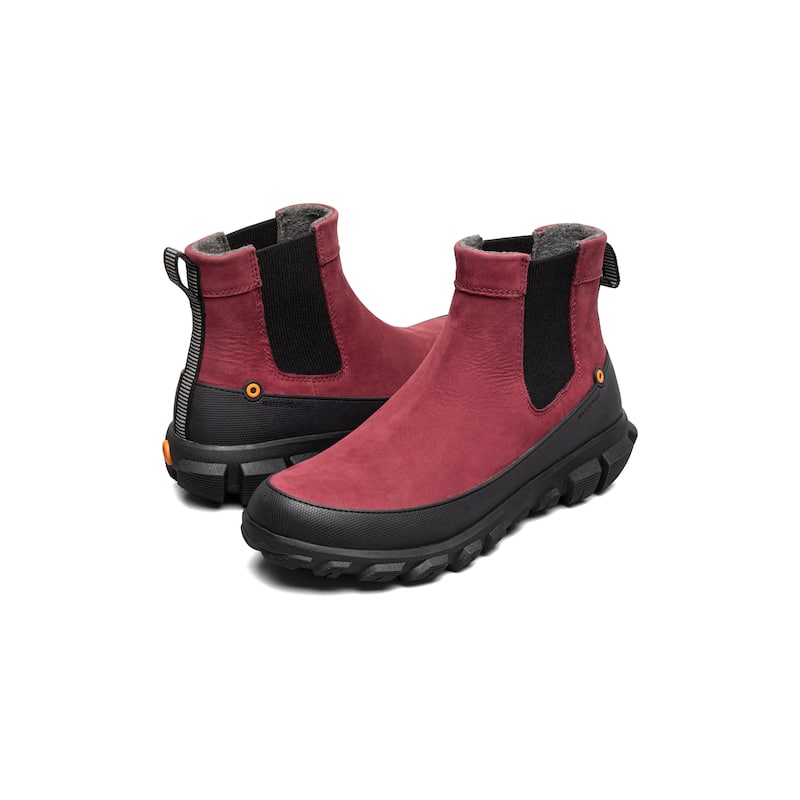 Bogs Cedar Chelsea Waterproof Boot - Garnet - 9