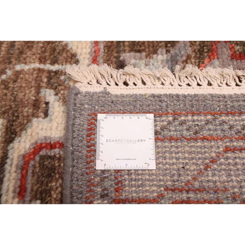 ECARPETGALLERY Hand-knotted Jules Serapi Grey Wool Rug - 8'2 x 10'0