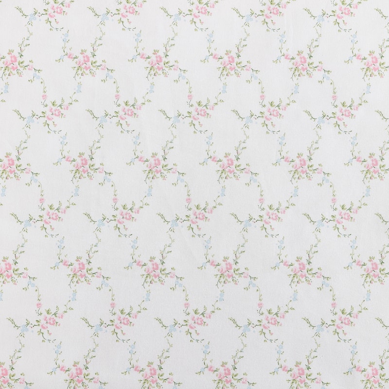 Laura Ashley Percale Cotton Printed Hem Sheet Sets