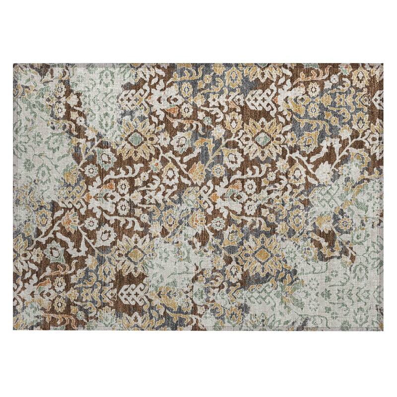 Machine Washable Indoor/ Outdoor Global Avon Chantille Rug