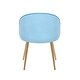 preview thumbnail 34 of 40, Porthos Home Daija Velvet Dining Chairs with Gold Legs