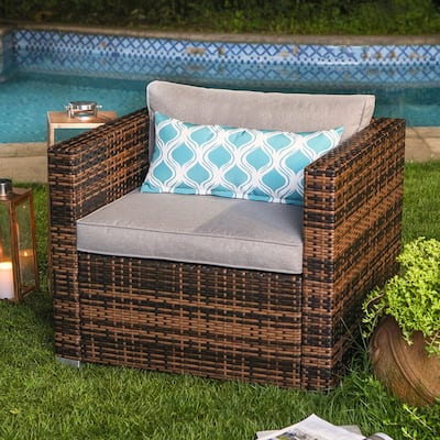 COSIEST Outdoor Furniture Wicker Club Chair