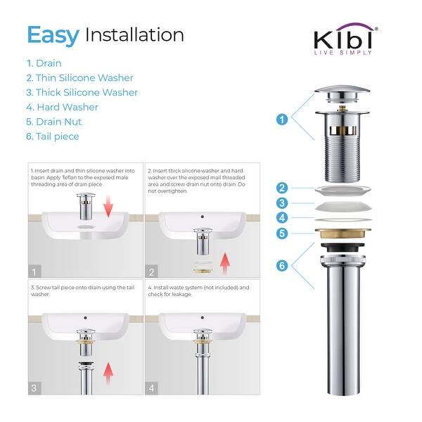 Pop Up Drain Stopper For Bathroom With Overflow Overstock 31957872