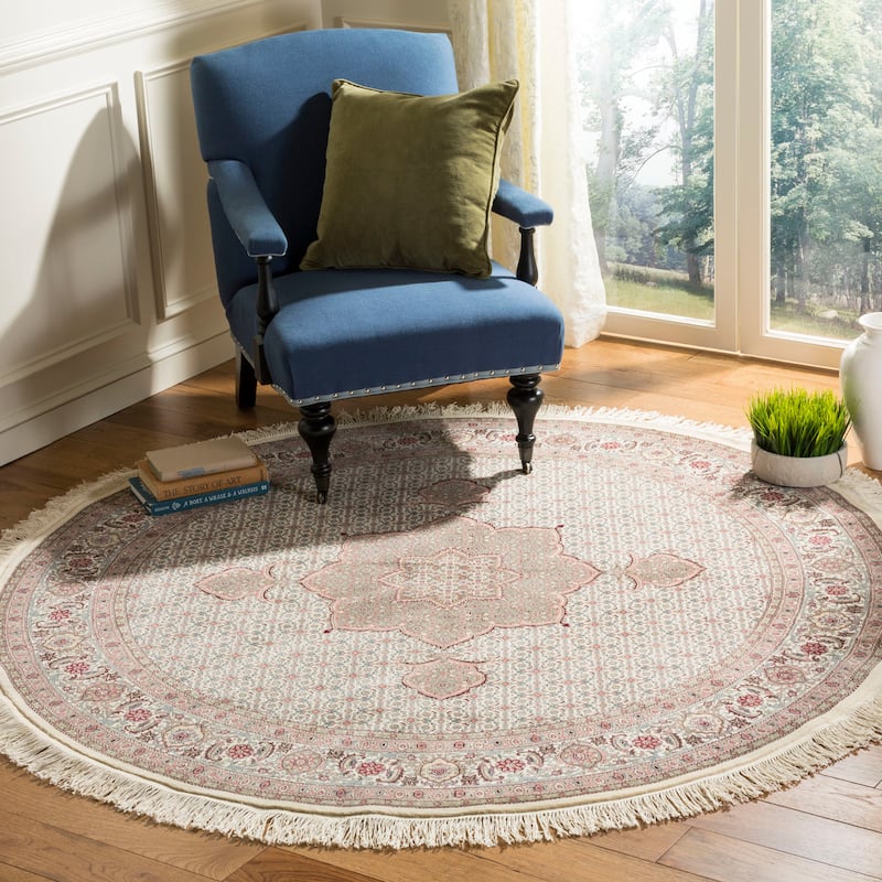 SAFAVIEH Couture Hand-knotted Tabriz Herati Momoko Traditional Oriental Wool