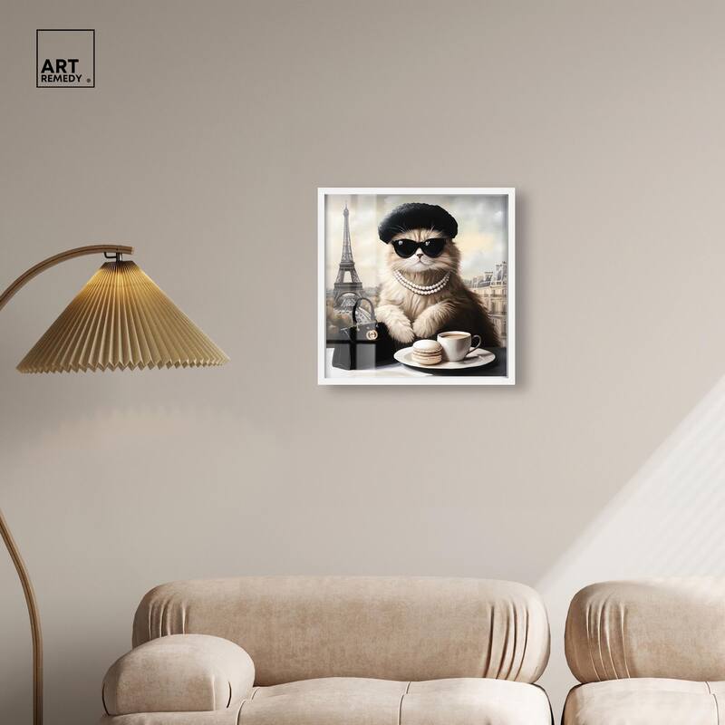 Cat in Paris Treats Shadowbox by Art Remedy