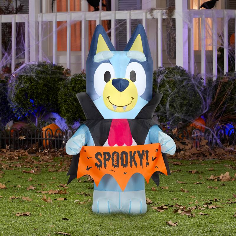 Airblown-Bluey in Vampire Costume-Bluey