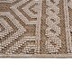 preview thumbnail 4 of 5, LOOM & LUXE Collection Mocha/Geometric Indoor/Outdoor Area Rug