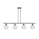 Option Clear Water Glass / Matte Black