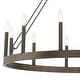 preview thumbnail 18 of 41, Update 12-light 40In Modern Farmhouse Wagon Wheel Chandelier
