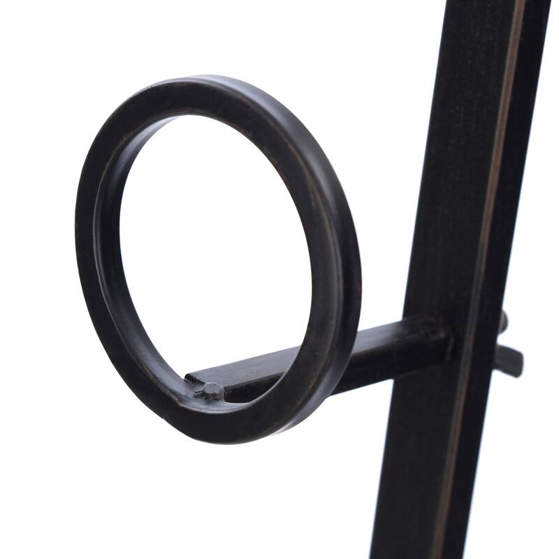 StyleCraft Dark Bronze Metal Adjustable Floor Easel - 20 inches