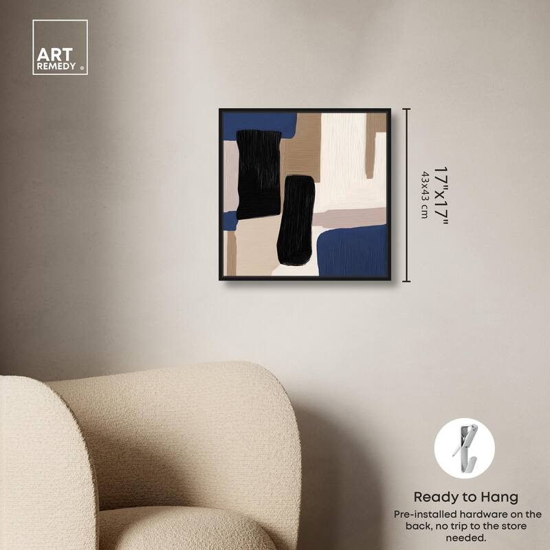 Blue Quietude I Canvas by Art Remedy
