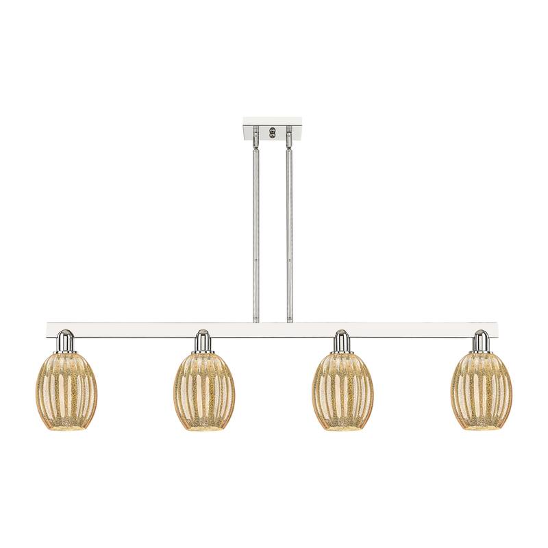 Innovations Lighting Urban Downtown - Preston - 4 Light 48" Bell Shade Stem Hung Island Light