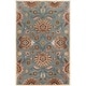 preview thumbnail 26 of 122, Patchway Handmade Classic Floral Wool Area Rug 2' X 3' - Slate - Rectangle