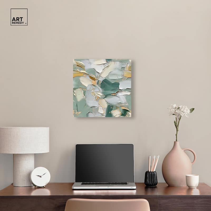 Fractured Forest Layered Canvas by Art Remedy, Gallery Wrapped