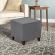 preview thumbnail 16 of 53, Adeco Simple British Style Passionate Cube Ottoman Footstool