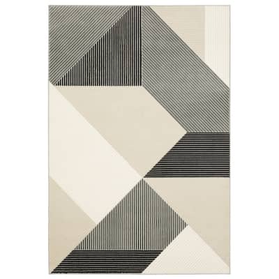 Style Haven Ripley Modern Geometric Mixed Pile Area Rug