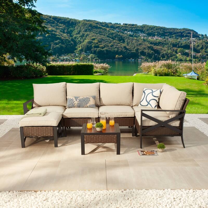 X-Arm 7-Piece Outdoor Conversation Set