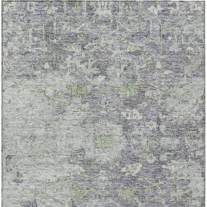 HomeRoots Oriental Traditional Rectangle Outdoor Rug