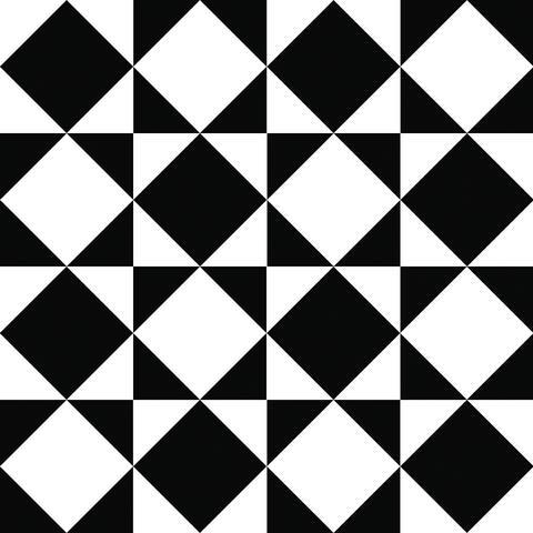 Ronda 12 x 12 Ceramic Tile for Wall in Black and White