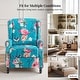 preview thumbnail 3 of 91, Linen Manual Upholstered Recliner with Wood Legs