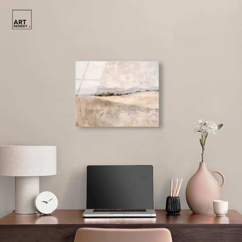 Distant Hills II Acrylic by Art Remedy, Ready to Hang