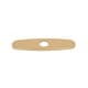 preview thumbnail 3 of 7, Faucet Hole Cover Plate Brass Widespread 8" PVD Everlasting Finish for Single Hole Faucet Renovators Supply