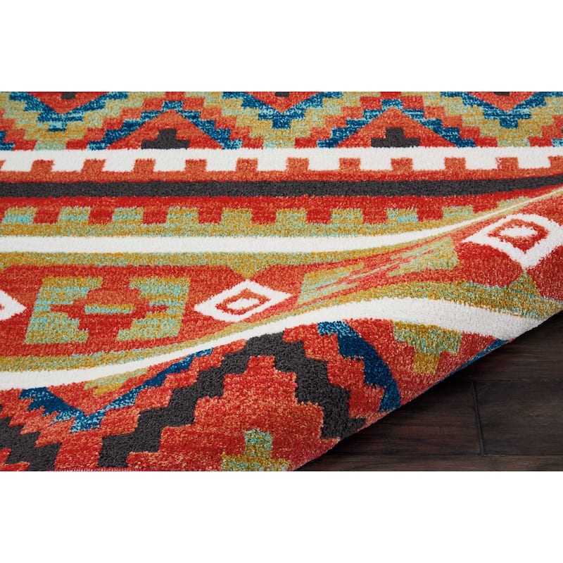 Nourison Tribal Decor Southwestern Geometric Medallion Area Rug