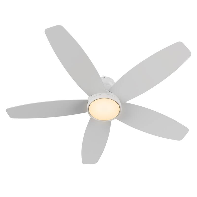 CARRO Cerus 52" 5-Blade Indoor Ceiling Fan with LED Light and Remote - N/A