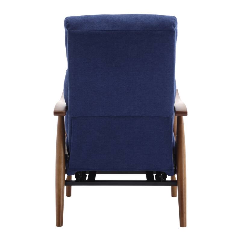 Modern 26.38" Upholstered Adjustable Chaise Lounge Chair with Wood Frame for Living Room