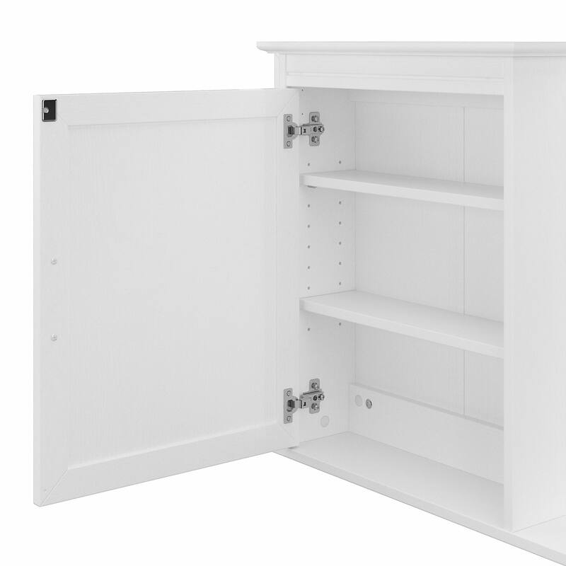 Key West Bathroom Medicine Cabinet with Mirror by Bush Furniture