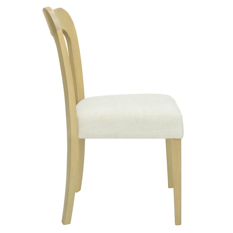 Christopher Knight Home - Ethan Modern Upholstered Dining Chair Set of 2 with Open-Back Design