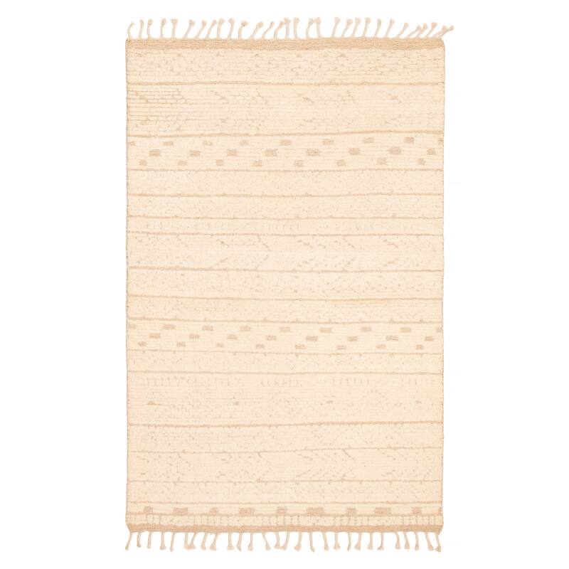 Tangier Cream Rug 5'0" x 7'10" - 5'0 x 7'10 - Cream - 5'0 x 7'10