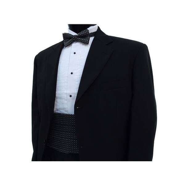 Shop Men S Dotted Matching Adjustable Cummerbund And Bow Tie Set