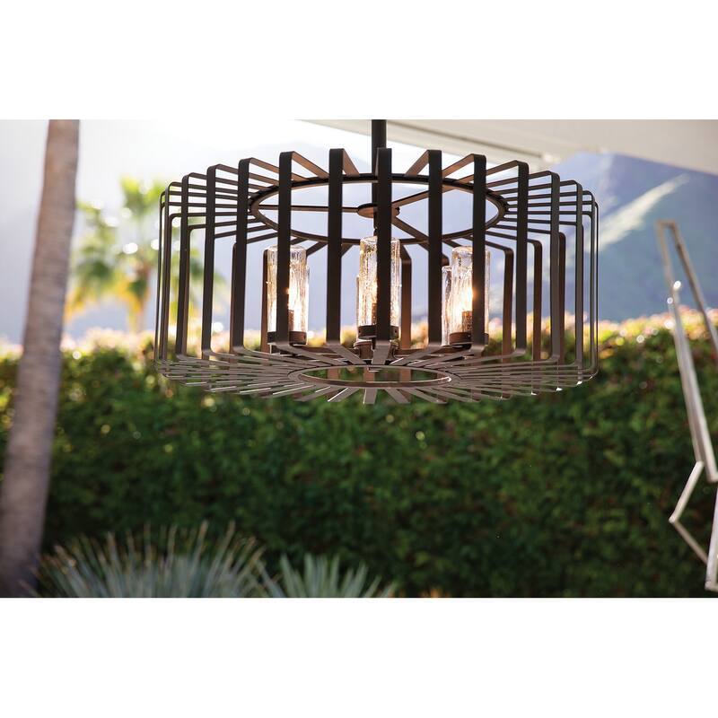 Hinkley Lighting Reid 12v 21w 6 Light 28" Wide Open Air LED Outdoor