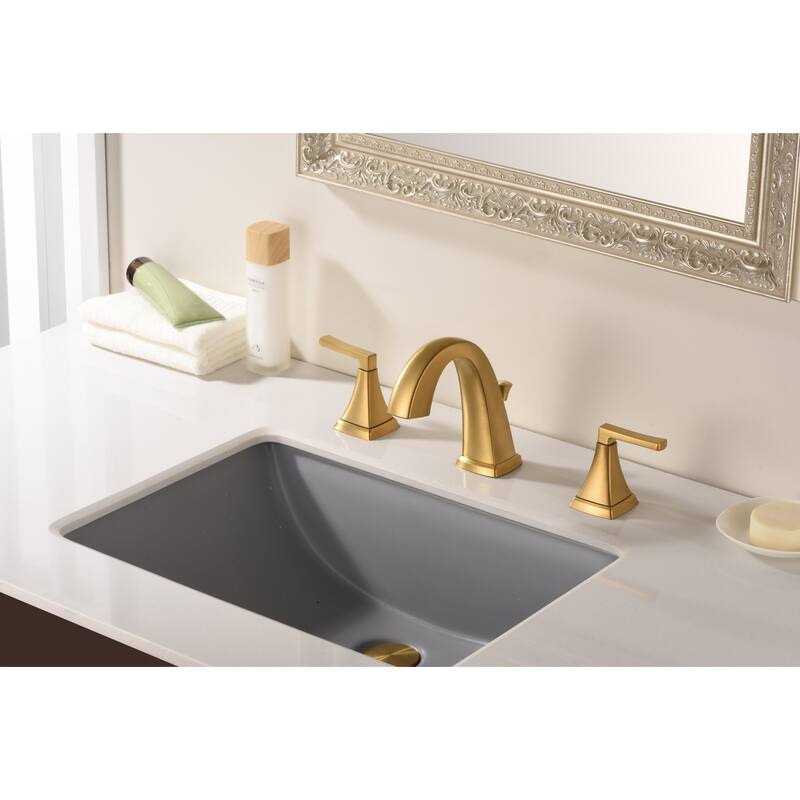 Ultra Faucets Lotto Collection 3-Hole Two-Handle Widespread Lavatory Faucet with Pop-Up Assembly